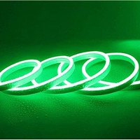 Khodiyar Online Store LED Strip Neon Rope Light (Green-03 Meter), Water Proof IP65, Indoor and Outdoor LED Flexible Strip Light with Aapter for Diwali and Christmas Home and Office Decoration.