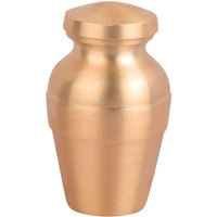 Karigar Creations Leak Proof Brass Gangajal Kalash for Pooja Temple Spirituals Diwali Gift 10 ml Capacity Size 3x1.5 inch