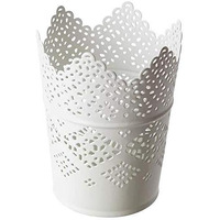 Ikea SKURAR Metal Candle Holder (Off-White, 11 cm)
