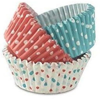 Inditradition Paper Cupcake Liners, Paper Baking Cups for Muffins, Cakes, Laddu Sweets Packing - Pack of 500 Cups, Multicolour (Small, 35x21 mm)
