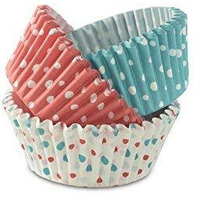 Inditradition Paper Cupcake Liners, Paper Baking Cups for Muffins, Cakes, Laddu Sweets Packing - Pack of 500 Cups, Multicolour (Small, 30x18 mm)