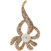 Lucky Jewellery Designer Black Color Stone Brooch For Men & Women (150-CHOS-LJ629-BL)