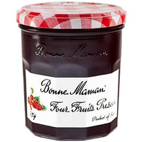 Bonne Maman Four Fruits Preserve, Marmalade Fruit Jam, 13 oz  370 g