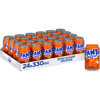 Fanta Orange Zero, 330Ml