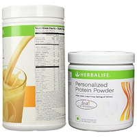 Herbalife formula 1 Shake - 500g (Orange Cream) with Personalized Protein Powder - 200g