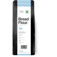 TWF Bread Flour T55 - Premium Unbleached All Purpose Flour for Breads, Buns & Pizzas | Ideal for Home Baking | Bake Perfect Breads Everytime (1 kg)