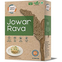 Organic Wisdom-Back to Roots Jowar Rava (Millet Rava) | 400 Gram | Healthy Breakfast | Rich In Protein, Fibre, Calcium, Manganese And Copper | Gluten Free | Diet Food | Natural Farming, Residue Free