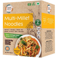 Organic Wisdom-Back to Roots - Back to Roots Multi Millet Noodles | 384 Gm (Contains 2 Packs)| Made with 8 Super Grains | Not Fried - Sun Dried | No Maida | No Msg |