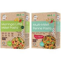 Organic Wisdom-Back to Roots Moringa Little Millet & Multi-Millet Pasta Combo | 180 Gm Each | Junke Free | No Maida, No Msg|Protein & Vit B Rich