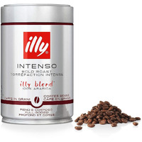 illy Intenso Bold Roast 100% Arabica Whole Coffee Beans, 8.8 oz / 250 g