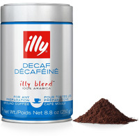 Illy Espresso Ground Decaffeinated Coffee - Bag, 8.8 Ounces