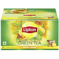 Lipton Honey Lemon Green Tea Bags 50 Tea Beg Flavoured Green Tea, 70 Grams