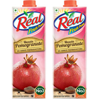 DABUR Real Fruit Juice, Masala Pomegranate, 1L Box (Pack Of 2)