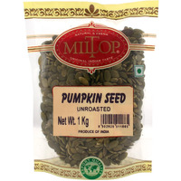 Miltop Premium Raw Unsalted Pumpkin Seed for Eating, 1 KG