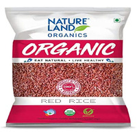 Natureland Organics Red Rice 1 Kg - Organic Rice