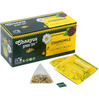 Chaayos Chamomile Tea - 25 Chamomile Green Tea Bags | Chamomile And Green Tea Leaves | Contains Pure Chamomile Flowers | Rich In Antioxidants | Whole Leaf Tea - 150 Gm
