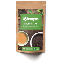 Chaayos Golden Tea | Strong Golden Premium Assam Tea | Desi Chai | Premium Chai Patti | Premium Black Tea, 100Gm, Loose Leaves