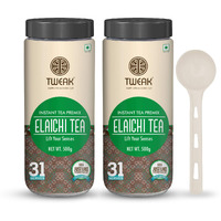TWEAK Instant Tea Premix With Cardamom X 2 Jars, Chai Tea, 1000 Gram