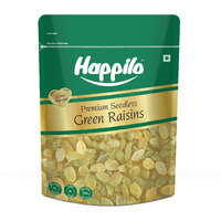 Happilo Premium Seedless Green Raisins 500g Value Pack| Kishmish | Nutritious| Rich in Iron