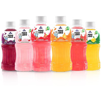 Sapphire Poko Loko Assorted Flavoured Fruit Juice Drink with Nata De Coco | Refreshing Fruit Drink filled with Natural Fruit Fibres, 300ml (Pack of 6)