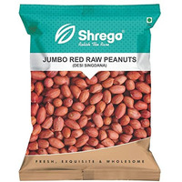 SHREGO Jumbo Red Raw Peanut, Desi Singdana, Vacuum Packed (350G)