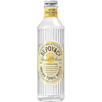 Sepoy & Co. Indian Tonic Water (Pack of 12 X 200ml) | Premium G&T Mixer | Low Calorie Flavoured Drink | 100% Natural Ingredients