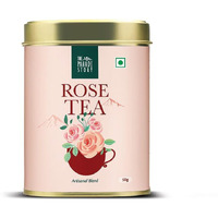 The Pahadi Story Rose Green Tea 50gm - Grade A Dried Rose Petals with Whole Green Tea Loose Leaves | Natural Rose Tea