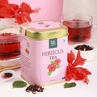 The Pahadi Story Hibiscus Flower Tea 50gm - Perfect Iced Tea for Summer - Naturally Dried Hibiscus Flowers Rich in Antioxidants