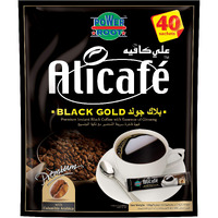 Alicafe Gold Instant No Sugar Black Coffee -40 Sachets 100 Gram