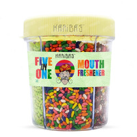 HARIBAS Mukhwas Mouth Freshener 5 in 1, 300GM with Sauf Mouth freshener, Green Saunf Mukhwas , Punjabi Mukhwas , Khas Chandan Mukhwas, Paan Mukhwas and Colorful Sauf | Premium Mukhwas Mouth Freshener