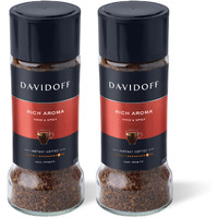 Davidoff Rich Aroma Instant Coffee - 10/12 Intensity, Granule, Jar - 0.1 Kg