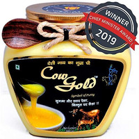 CowGold Desi Cow A2 Ghee (Sahiwal & Rathi Cow) Bilona Method 1 liter