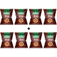 CONTINENTAL XTRA Coffee Powder 50g Pouch | BUY 4 + GET 4 FREE | PACK OF 8 | Strongest Instant Coffee | 400g (50g*8) | Instant South Blend