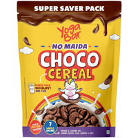 Yogabar Multigrain Chocos Cereal for Breakfast, Zero Maida, Delicious Chocolate Chocos for Kids & Adults, Protein Food, 0 Added Preservatives, Contains Jowar, Bajra, Ragi, Quinoa & Oats, 850g