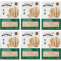 Nutraj 100% Natural Dried Premium California Walnut Kernels, 1500g (6 X 250g) | Pure Without Shell Walnut Kernels | Akhrot Giri Dry Fruit