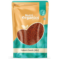 Nutri Organics Halim Seeds 1kg - Aliv Seeds | Haleem Seeds | Seeds for Eating | Immunity Booster Superfood | Asaliya, Garden Cress Seeds, Multi