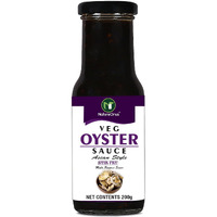 NATUREONUS Veg Oyster Sauce 200Gram|Thai Cuisine|Oyster Sauce Stir Fry For Cooking|Get Restaurant Style Taste|Use As Ingredient Or Condiment With Meat, Poultry, Vegetables & Noodles (Pack Of 1)