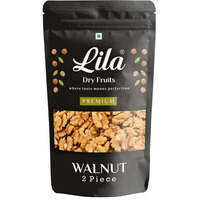LILA DRY FRUITS Walnut 2pcs 500 Gms Pouch Pack | Premium Akrot Giri | Natural Raw Walnut Kernels High in Protein & Iron | Low Calorie Nut | No Preservatives & Additives Dry Fruit Nutty Snacks