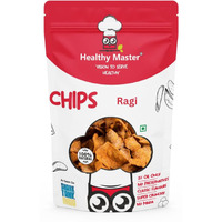 Healthy Master Baked Ragi Chips With All Natural Ingredients High In Fibre - 200 Gm Low In Sodium Helps In Weight Loss Calcium Rich Gluten-Free Vacuum Cooked Oil-Free No Maida, No Preservatives