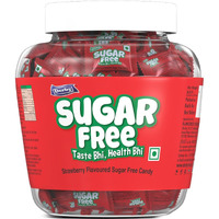 Derby Strawberry Flavoured Sugar-Free Hard Candies | 100 candies / 280gm