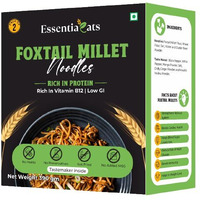 Essentiaeats Foxtail Millet Noodles Pack of 2, 390 gm | No Maida, Low GI, No Preservatives