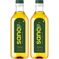 sano Pomace Olive Oil 2L Pet Bottle Ideal for Frying, Roasting & Sauting Rich Flavour & High Smoke Point Versatile Cooking Edible Oil for Indian Cuisine