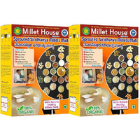 Millet House Sprouted Siridhanya Millets Malt 2 KG | 30 Natural Ingredients |100% Healthy Chemical Free Natural Certified Millet Drink | Traditional Millets Organic (2kg) (1kg x 2 packs)