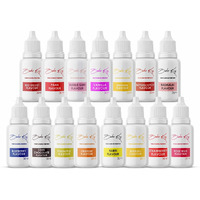 BAKE KING Combo of flavouring Syrups 30ML Each Essence for Baking Cakes, Jams, Jelies, Cookies, Ice Creams and Puddings Liquid Food Essence (PACK OF 15)