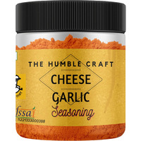 The Humble Craft Cheese Garlic Seasoning Powder- Popcorn, Pasta, Bread, Roasted Vegetables -Cheesy with a strong Garlic taste - 250gms