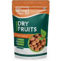 Wooq Organics In shell Fresh Paper Walnuts 500g, Dry Fruits, Regular Size,