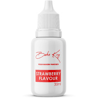 BAKE KING Strawberry Flavour Essence 30ml | Baking Essential Ideal for Cakes, Jams, Cookies, Ice Creams, Chocolate