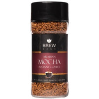 BREWSAGA Arabian Mocha Instant Coffee | 100% Arabica | Freeze-Dried | Flavoured Coffee | No Added Sugar | Makes 50 Cups | 100 Gram