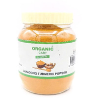 ORGANIC CART Natural Lakadong Turmeric Powder Haldi Powder fom the Hills of Meghalaya 7.5% - 9% Curcumin Content - Unprocessed - Immunity Booster (250 Grams)