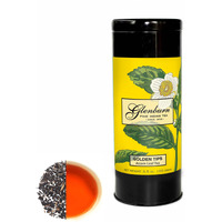 Glenburn Tea Direct Golden Tips Assam Tea - 100g Loose Leaf Tin | Premium Second Flush Summer Harvest with Distinctive Chunky Golden Tips, Ideal for a Rich Malty Breakfast